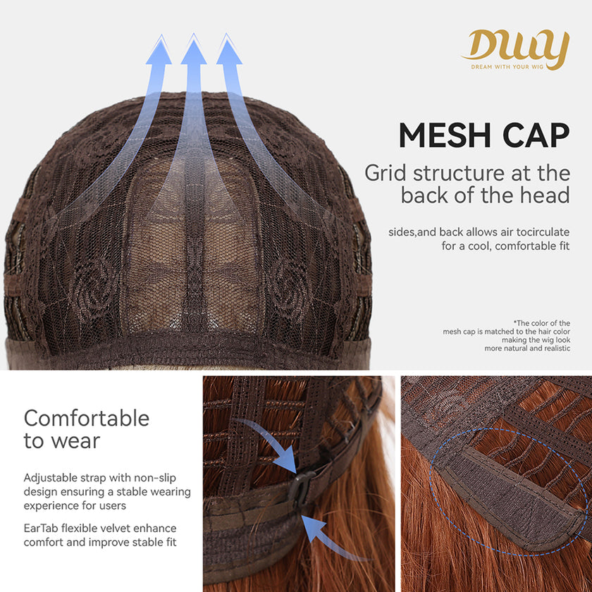 Suki-DWY 12-Inch Glueless MiraScalp Synthetic Wig
