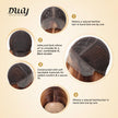 Alisia-DWY Lace Front T-Part Long Curly Orange Synthetic Wig With Side Bangs