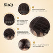KAI C-New Technology ! DWY 3D Lace Front Free Part Mid-Length Wavy Platinum Blonde Synthetic Wig