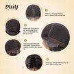 [CLEARANCE SALE] Gena -DWY Lace Front Middle Part Long-Length Straight Black Honey Balayage Glueless Synthetic Christmas wigs for women 26 Inches
