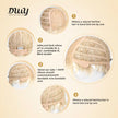 [CLEARANCE SALE] Lira H-DWY Mono Lace Front Free Part Short Pixie Glueless Synthetic Wig for Women 2 Shades 8 Inches