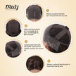 Billie-DWY 13×6 Lace Front Free Part Long Straight Dark Brown Glueless Synthetic Wig