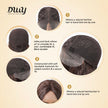 May-DWY Lace Front Middle Part Curly Ombre Blonde Glueless Synthetic Wig
