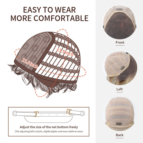 【Early Black Friday】Dwy Luxe White Blonde Straight Remy Human Hair Lace Front Wig