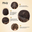Willa- NEW! DWY Pre-cut U part Diamond Lace Long-length Lace Icy Bronde Highlighted Layer-cut Curly Hair Glueless Synthetic Wigs for Women 22 Inch