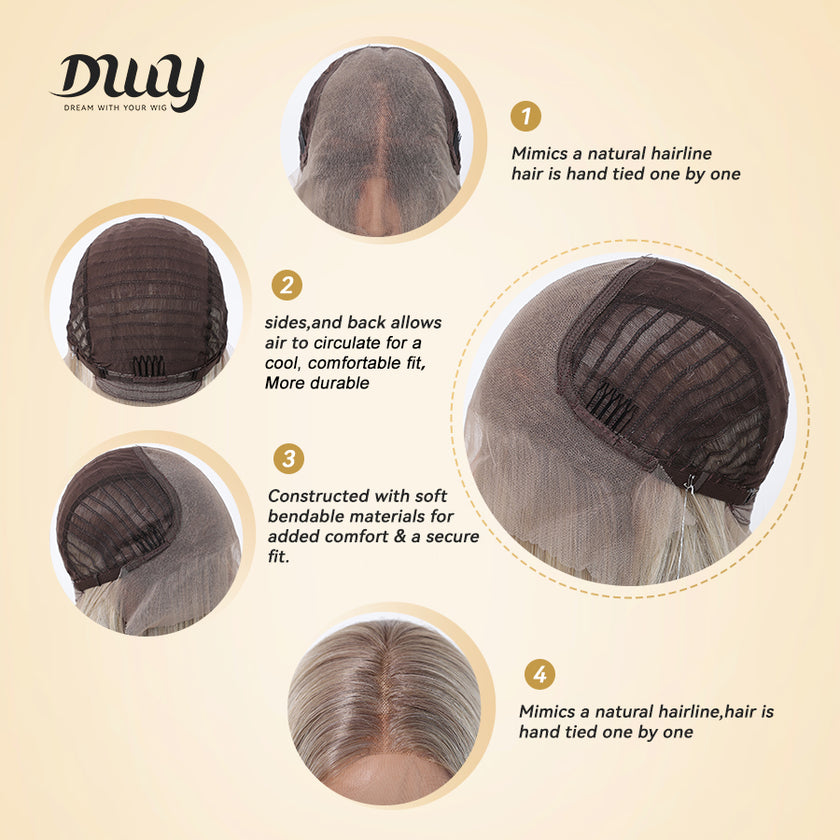 DWY-Lace Front Wigs Pre Plucked 13x6 HD Transparent Lace Frontal Wigs150% Density  lace Wigs for Women 30Inch