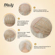 Dara C- NEW! DWY Mono Lace Front Free Part Long-Length Wavy Brown Glueless Synthetic Wig