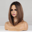 Chaya-DWY Lace Front Natural Jewish Wig Bob Straight Synthetic Wig 7 Shades 14 Inch