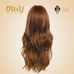 Sherry- NEW CRAFT! [GEN4 cashmere Bionic Silky Top] 【Small Cap】24 Inch Long Warm Cinnamon Brown Synthetic Wig with Bangs for Women High Quality soft texture Easy Wear Comfortable Fit