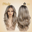 [LIMITED SALE] Lana- DWY 13×6 Lace Front Free Part Mid-Length Body Wave Lob Shadow Root Bronde Glueless Synthetic Wig for Women 18 Inches Large Area Lace Wig