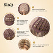 Ella-DWY Glueless Synthetic Wig for Women - Shoulder-Length Curly Ends with Free Parting