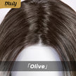 Olive-DWY Mono Lace Front Curly Free Part Ombre Brown With Blonde Synthetic Wig