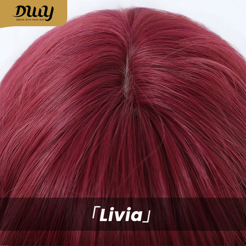 DWY 26-Inch Wine Red Curly Wig - Bold Burgundy Glam