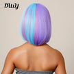 Sophia-DWY Colored Straight Synthetic Wig With Bangs