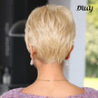 Bella-DWY Mono Lace Front Free Part Blonde Pixie Synthetic Wig