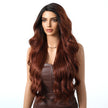 Payton-DWY Reddish Brown Tresses Wave Side Part Wig
