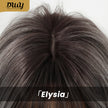 Elysia H-DWY Mid-Length Straight Brown with Highlights Glueless Synthetic Wig