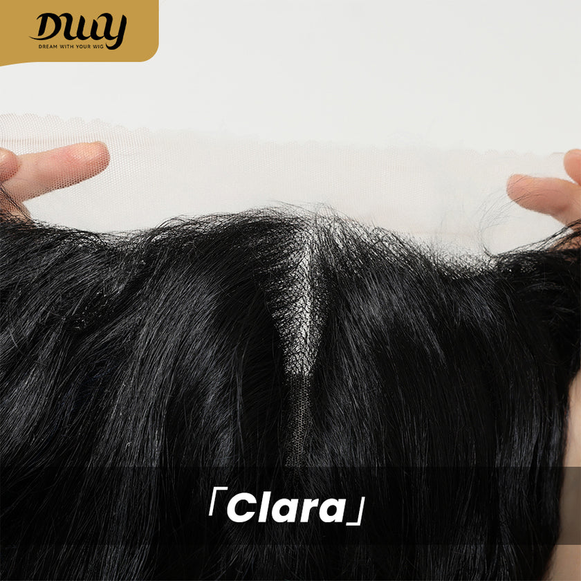 DWY 26-Inch Long Black Wavy Wig with Blue Highlights – Synthetic Heat-Resistant Curly Wig for Stylish Daily Wear and Parties HC11140-1