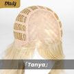 Tanya-DWY Mono Lace Front Free Part Short Natural Wavy Glueless Synthetic Wig
