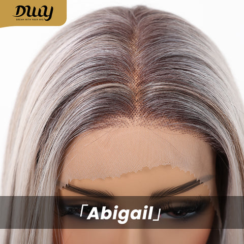 Abigail DWY Silky Striaight Natural Hairline Librea Lace Front Wig