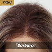 Barbara-DWY 13x4 Filter Lace Front Free Part Long-Length Wavy Blonde with Dark Roots Glueless Synthetic Wig