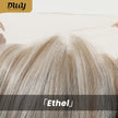 Ethel-DWY 13x6 Filter Lace Front Free Part Long Length Straight Brown with Highlights Glueless Synthetic Wig
