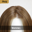 Bonna-DWY Mono Lace Front Free Part Long Wavy Brown Synthetic Wig