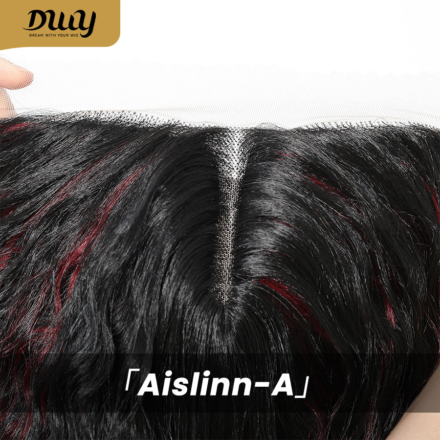 Aislinn C- DWY T Part Lace Front T Part Long Latin Curly Hair Glueless Synthetic Wig