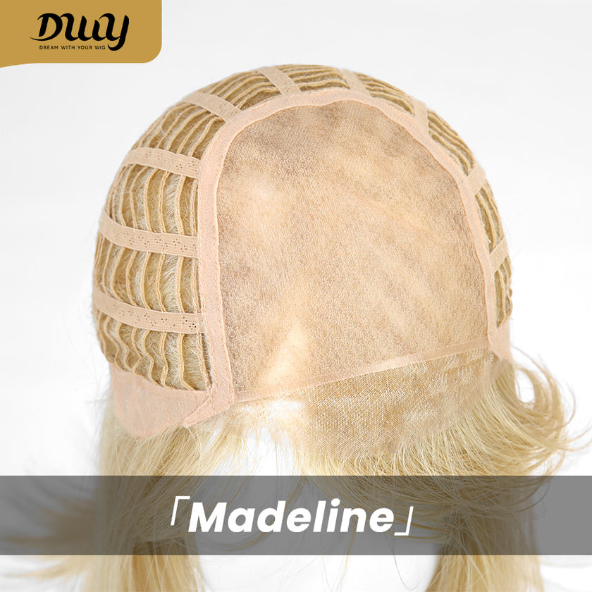 [CLEARANCE SALE]Madeline-DWY Mono Lace Front Free Part Shoulder-Length Silky Straight Glueless Synthetic Wig for Women 12 Inches