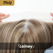 Lainey H-NEW COLOR DWY 13×4 Free Parting Hand -Tied Top Middle Length Light Brown with Highlights  Glueless Synthetic Wig