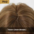 Yara-DWY 12-Inch MiraScalp Short Wavy Pink Blonde Glueless Synthetic Wig