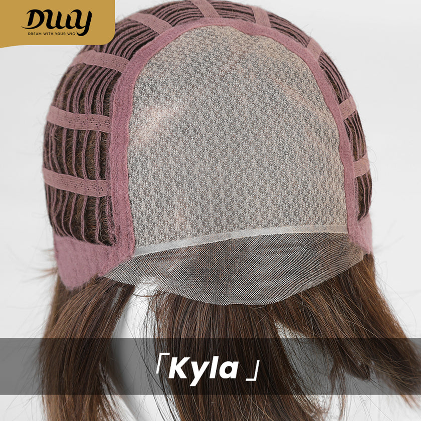 Kyla-DWY Mono Skin Weft Lace Front Free Parting Pixie Cut Glueless Synthetic Wig