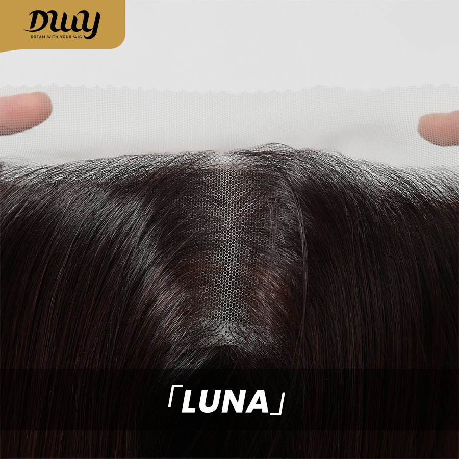 Luna-DWY 13×6 Lace Front Free Part Shoulder Length Bob Glueless Synthetic Wig