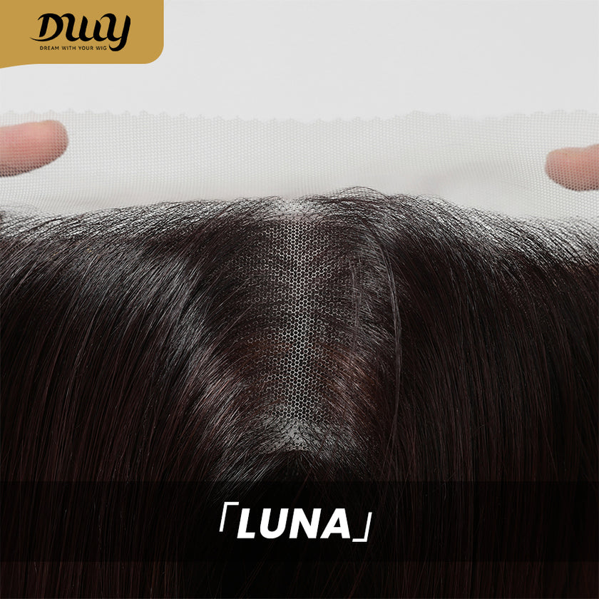 Luna-DWY 13×6 Lace Front Free Part Shoulder Length Bob Glueless Synthetic Wig