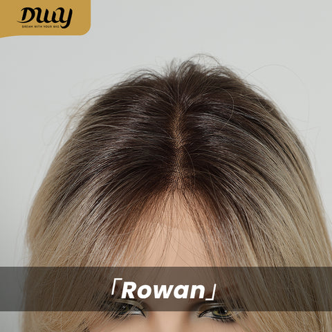 Rowan-DWY Mono Lace Front Free Part Long Straight Blonde Glueless Synthetic Wig