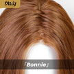 Bonnie C-DWY Mono Lace Front Free Part Mid-Length Curly Reddish Brown Glueless Synthetic Wig