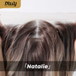 Natalie H -DWY 13x6 Lace Front Free Part Long Brown Ombre Glueless Synthetic Wig