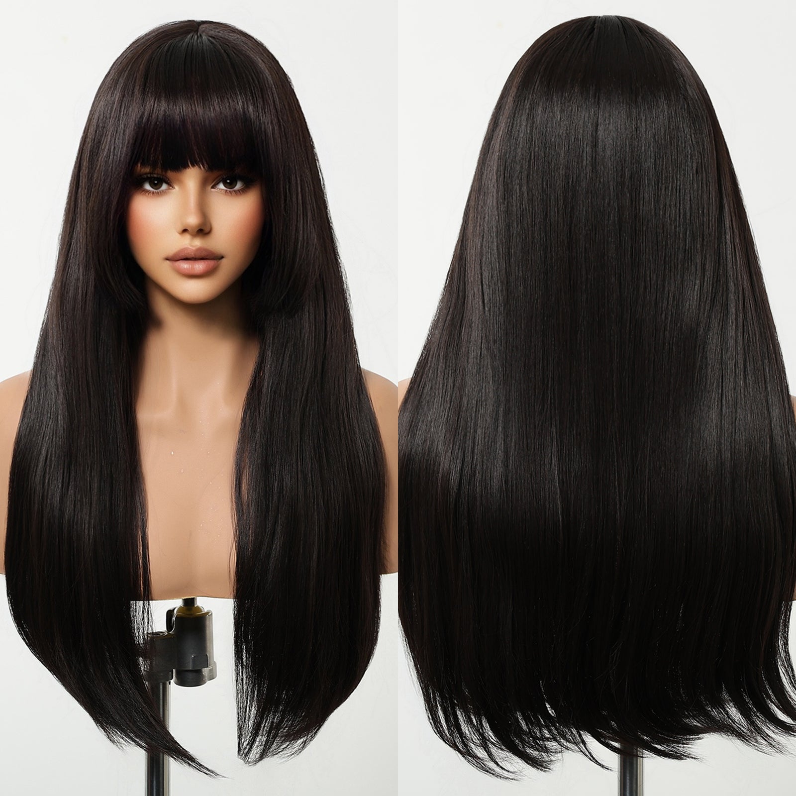 DWY Elegant Natural Black Synthetic Wig