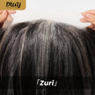 [CLEARANCE SALE] Zuri -DWY 13×6 Lace Front Free Part Middle-Length Curly Black Highlighted Glueless Synthetic Wig for Women 22 Inches