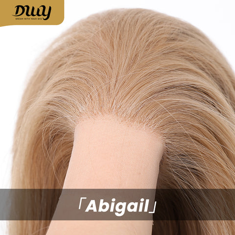 【Early Black Friday】DWY Honey Blonde Free Parting Lace Synthetic Wig - Lowest Price!