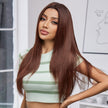 (Us Only)Patricia-DWY Lace Front T Part Long Brown Gradient Glueless Synthetic Wig