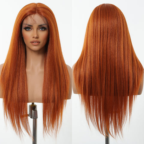 【Early Black Friday】Dwy T-Part Lace Wig - Elegant Mixed Brown Style for Black Women