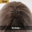 Krista-DWY Water Wave with Highlights Colorful Glueless Synthetic Wig