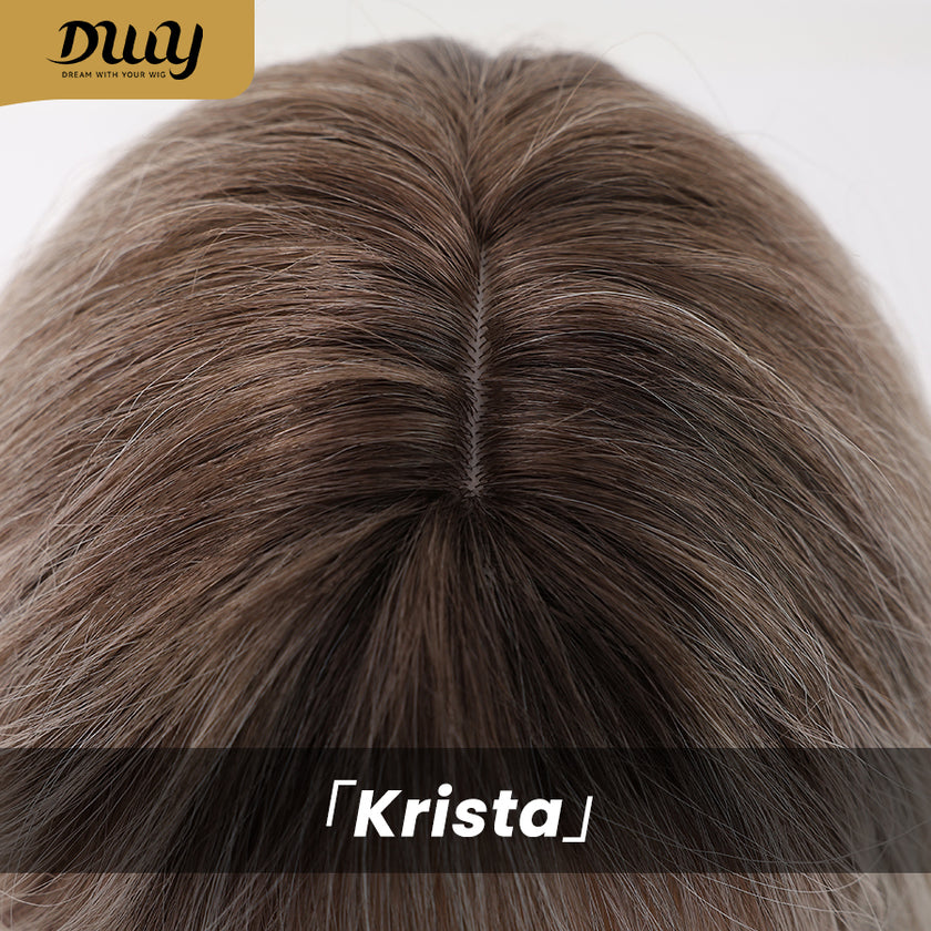 Krista-DWY Water Wave with Highlights Colorful Glueless Synthetic Wig