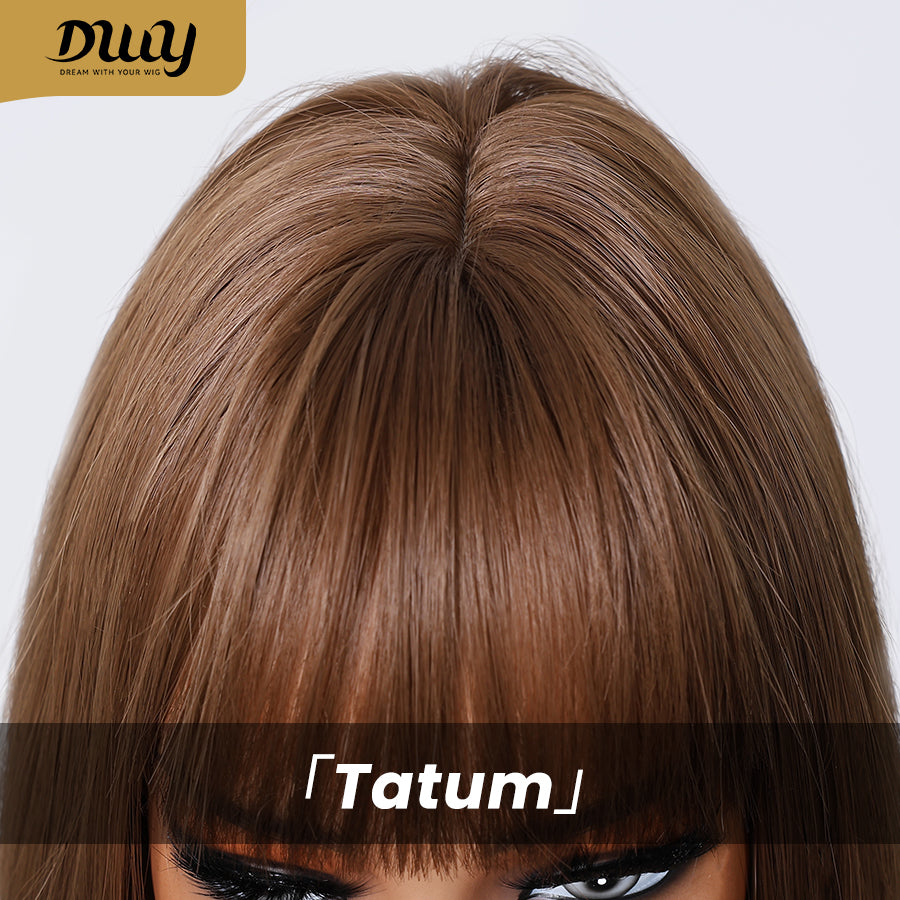 DWY 13 Inches Bob Mixed Color Synthetic Wig