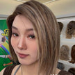 DWY Human Hair Pre Plucked Bob Hair Natural Textured Hair Invisible HD Lace Frontal Wigs for Women