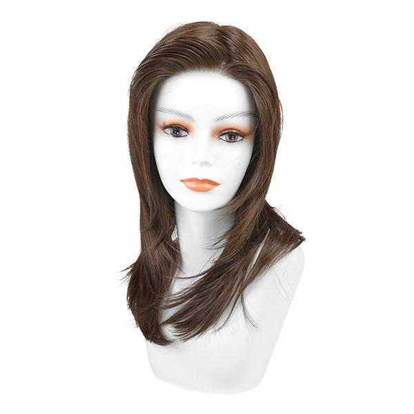 Tanya-DWY Mono Lace Front Brown Free Part Mid-Length Synthetic Wig