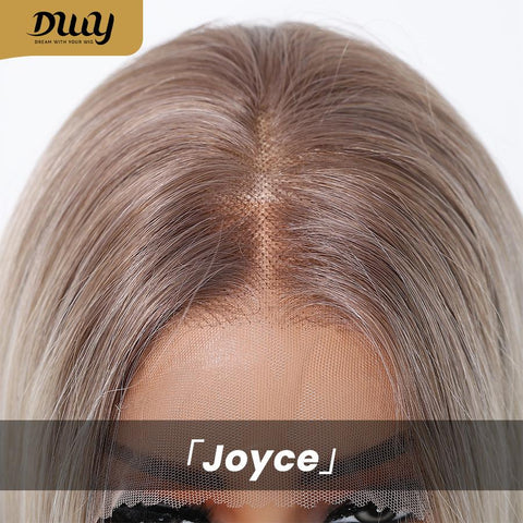 Joyce- DWY 13×6 Lace Front Free Part Long Golden Gradient Straight Glueless Synthetic Wig