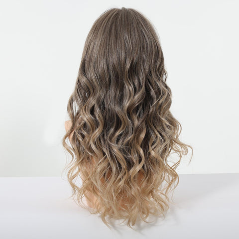 【New in】Lacey -DWY 13x6 Lace Front Ombre Blonde Curly Wig with Highlights