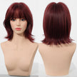 Yara-DWY 12-Inch MiraScalp Short Wavy Pink Blonde Glueless Synthetic Wig